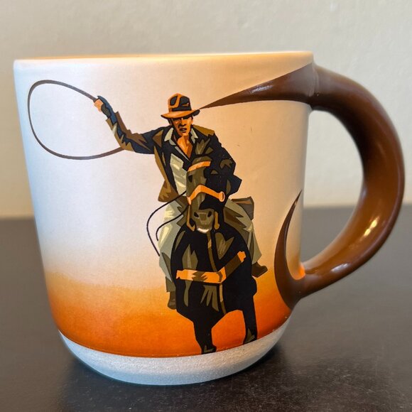 Indiana Jones RAIDERS OF THE LOST ARK Whip Handle Mug ~ Hallmark ~ Harrison Ford - Picture 1 of 11